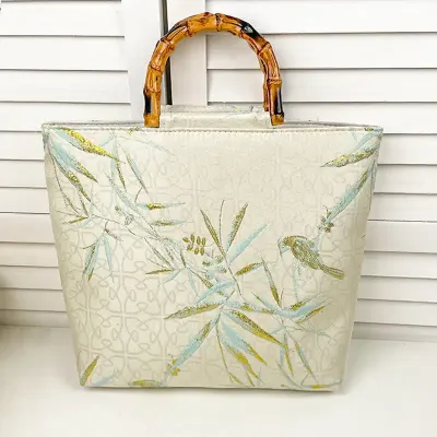 Bamboo Monet Tote Handbag